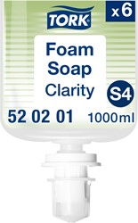 Tork schuim handzeep S4 zuiver clarity 520201 Doos 6x1L