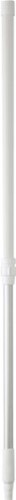Vikan hygiene telescoopsteel 1305-1810mm wit 29255 ergonomisch