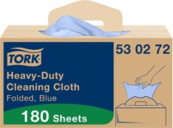 Tork Heavy Duty werkdoek W7 Premium 1lgs. blauw 530272 35,5x42,5cm Handybox 180 doek
