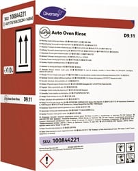 Diversey Suma Auto Oven Rinse D9.11 naspoelmiddel voor ovens Safepack 10L