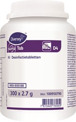 Diversey Suma Tab D4 Chloortabletten Pot 300 Stuks