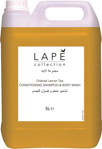 Diversey Lape collection shampoo en bodywash oosterse citroenthee Doos 2x5L