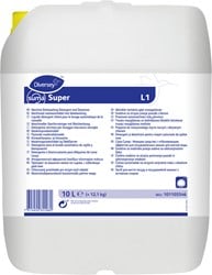 Diversey Suma Super L1 vaatwasmiddel chloorhoudend zacht/middelhard water Can 10L