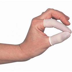 Med-Comfort Vingercondoom Gr.2 Mt:S latex poedervrij Zak 100 stuks