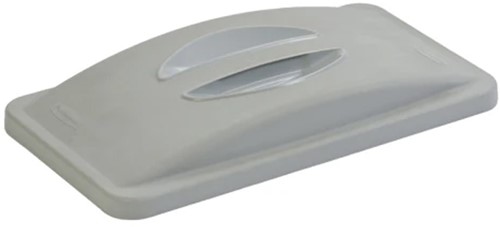 Rubbermaid Slim Jim® deksel Grijs, met handgreep Polypropyleen