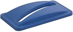Rubbermaid papierdeksel Blauw T.b.v. Slim Jim® 3540/3541