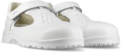 Sika V-sandaal Fusion S1 Mt:42, wit, gesloten hiel Ademend voetbed, alum. neus