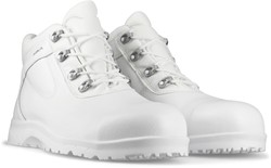 Sika V-schoen Fusion S2 Mt:45, wit, hoog model Bootie met veter