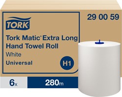 Tork H1 Matic 1-laags handdoekrol 290059 6 x 280 meter