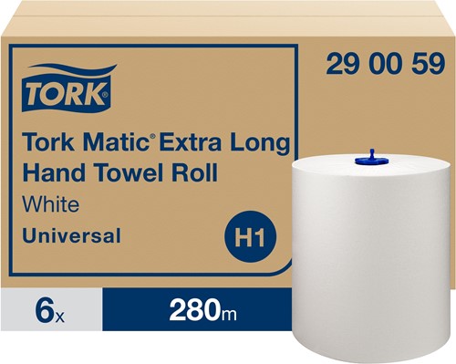 Tork H1 Matic 1-laags handdoekrol 290059 6 x 280 meter