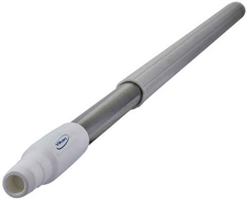 Vikan hygiene steel RVS 100cm Ø31mm wit 29835-3