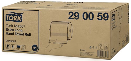 Tork H1 Matic 1-laags handdoekrol 290059 6 x 280 meter-2