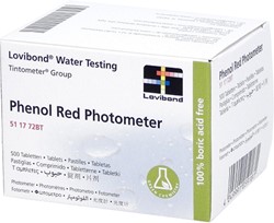Lovibond Phenol Red pH tablet R175 Tbv Photometer Pak 500 stuks
