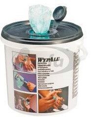 WypAll poetsdoeken groen geïmpregneerd 7775 27x27cm Emmer 90 dk