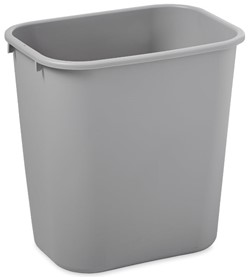 Rubbermaid afvalbak PE 26,6L, grijs, rechthoekig excl. Swing Top A deksel