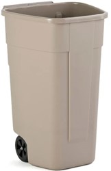 Rubbermaid Mobiele Rolcontainer 100L Beige