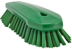 Vikan hygiene werkborstel 250mm groen hard 38922 uitstaande vezels