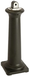 Rubbermaid Groundskeeper Tuscan peukenzuil zwart 355x355x1067mm.