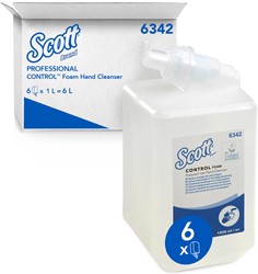 Scott foam handreiniger Control transparant 6342 geparfumeerd Doos 6x1L