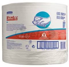 WypAll X50 poetsdoeken hydroknit wit 8356 1lgs. 34x24.9cm Rol 1100 dk