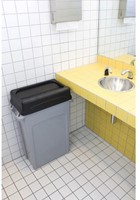 Rubbermaid tuimeldeksel Zwart T.b.v. Slim Jim® 3540/3541-2