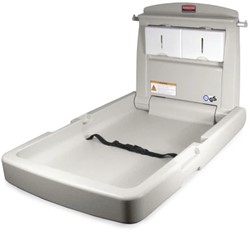 Rubbermaid Babyminder Grijs verticaal Verschoontafel