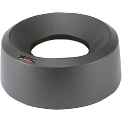 Vileda Iris deksel rond open zwart 38x15cm