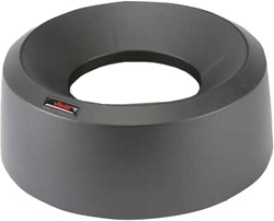 Vileda Iris deksel rond open zwart 38x15cm
