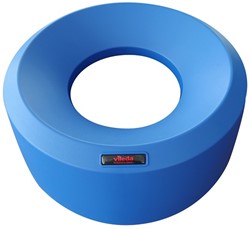 Vileda Iris deksel rond open blauw 38x15cm