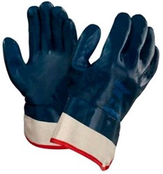 Ansell handschoen Hycron Mt:10, blauw, volledig gecoat 27-805, gesloten rug