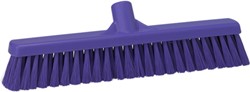 Vikan hygiene zaalveger combi 40cm paars 31748 harde en zachte vezels