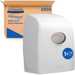 Aquarius handdoekroldispenser dispenser wit 6959