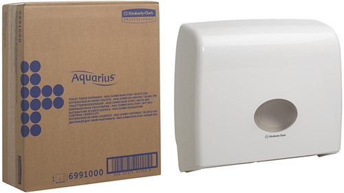 Aquarius toiletpapier Jumbo dispenser wit 6991-3