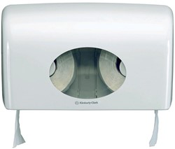 Aquarius duo rol toiletpapier dispenser wit 6992