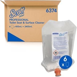 Scott toiletbril- en oppervlaktereiniger 6374 Doos 6x400ml
