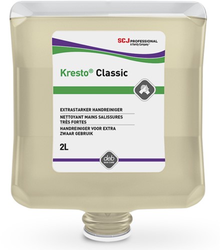 Stoko Kresto Classic handreiniger voor extreme vervuiling Flacon 2L patroon