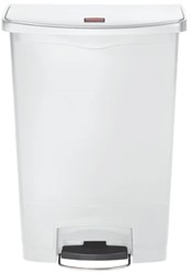 Rubbermaid Slim Jim Front Step-On Pedaalcontainer - Wit - 90 liter