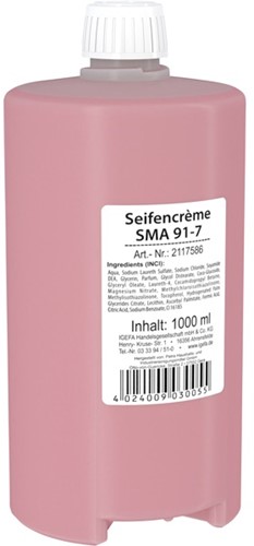 Clean and Clever SMA91-7 handzeep roze geparfumeerd tbv Tork-Ecolab Doos 6x1L