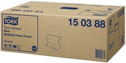 Tork Xpress handdoek H2 blauw Universal 150388 2-laags 21x23 cm Doos 20x237 stuks