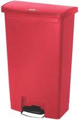 Rubbermaid Slim Jim Front Step-On Pedaalcontainer - Rood - 68 liter