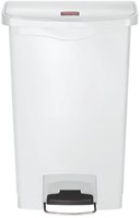 Rubbermaid Slim Jim® container 50L, wit FrontStepOn-2
