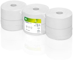 Satino Comfort toiletpapier JT  recycled helderwit 317130 jumbo 2lgs. 380m. Pak 6 rol