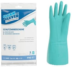 Clean and Clever PRO57 nitril handschoenen groen 