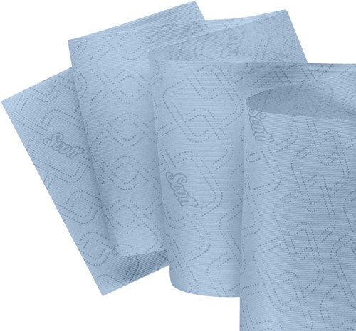 Scott Slimroll handdoekrol Essential Airflex blauw 6696 1lgs. 190m x20cm Doos 6 rol-2