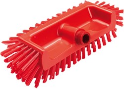 Haug hoekborstel 32cm, rood polyester