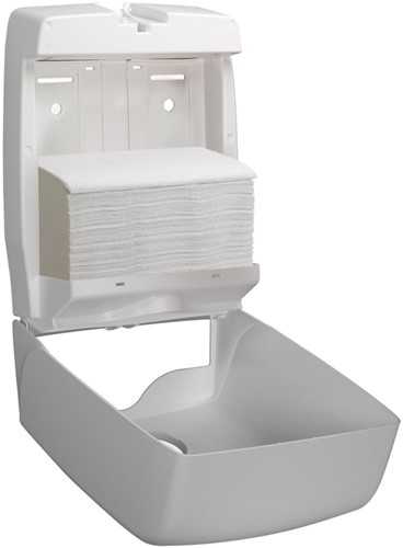 Scott interfold handdoeken Essential Airfl wit small 6617 1lgs. 21.2x20cm Doos 15x340 dk-3