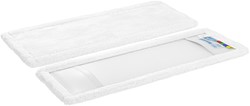 Clean and Clever PRO300 50cm microvezel vlakmop wit met insteekhoezen