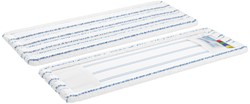 Clean and Clever PRO301 50cm microvezel vlakmop wit/blauw met insteekhoezen