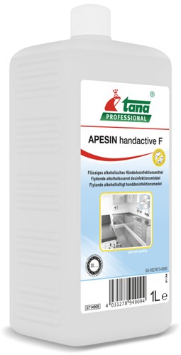 Tana Apesin Handactive F Handdesinfectie 1L – Professioneel & Geurvrij