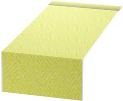 Dunicel tafelloper Tête à Tête Woven Kiwi 199150 40cm x24m Doos 4 rol
